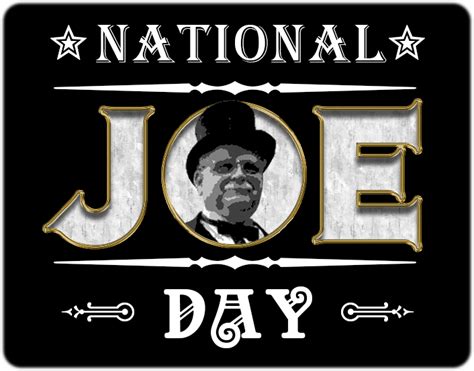 National Joe Day The All Time Joe Power Rankings Branded Sports