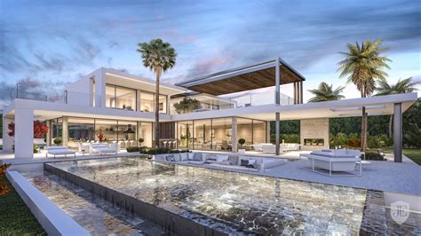 The bespoke luxury modern villa design is one of the main directions of our services. New Modern Luxury Villa project in Marbella, Spain. in ...