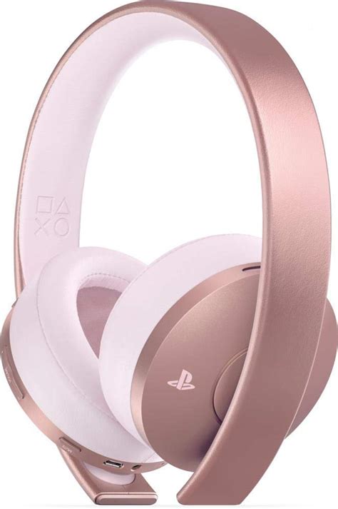 Connect wirelessly to your ps4™ systems and home computer. PS4 Gold Wireless Headset (Rose Gold) | Gaming Headsets ...