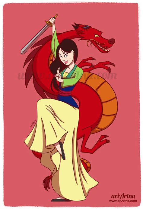 Mulan Fan Art Disney Princesses Collection By Ariartna On Deviantart
