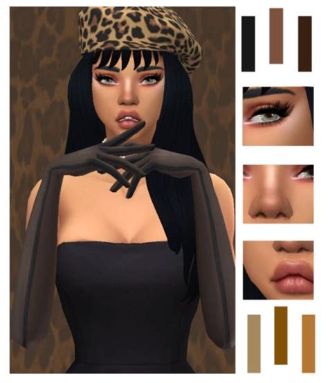 Rousesims She Cheetahed On Me Beretlazerly Hair Maxis Match