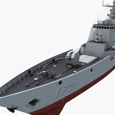 China Type 052d Destroyer 3d Max
