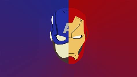 1600x900 Iron Man And Captain America Artwork Wallpaper1600x900
