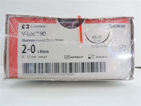 New Covidien Vlocm0305 2 0 Medtronic V Loc 90 Violet 6 Gs 21 Taper