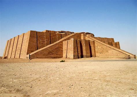 The Restored Ziggurat Of The Ancient Sumerian City Of Ur Kaśdim In