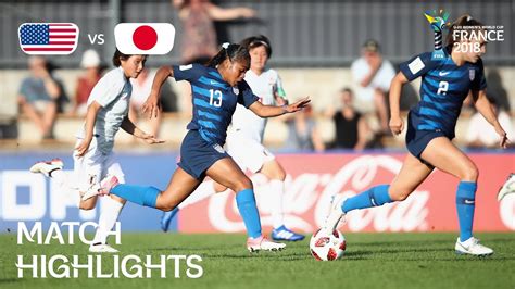 usa v japan fifa u 20 women s world cup france 2018 match 5 youtube