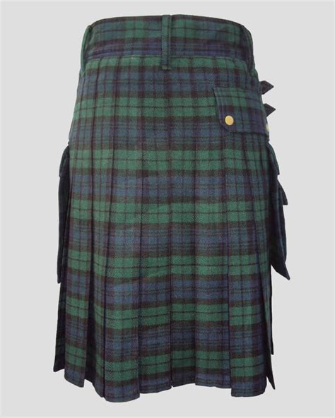 Black Watch Tartan Utility Kilt On Sale Scotland Kilt Collection