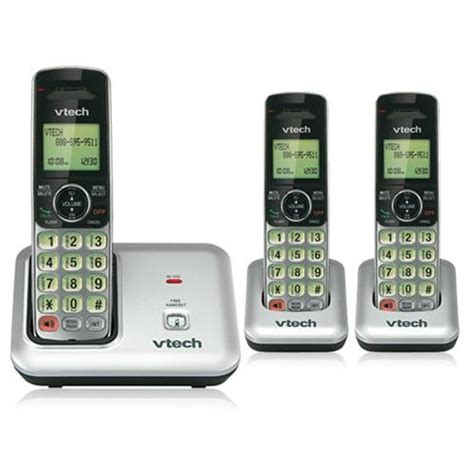 Vtech Cs6619 1 Handset Cordless Phone With Cs6609 Handset Charger 2