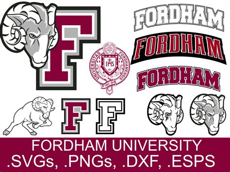 Fordham University Rams Svgs Pngs Dxf Esps Logo Pack Bundle Etsy Uk
