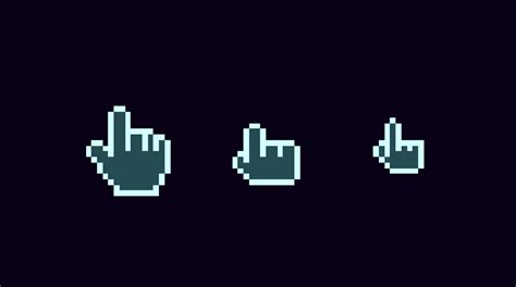 Pointing Hand Mouse Cursors