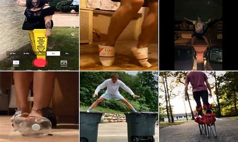 Bizarre Viral Walk A Mile Challenge Sees People Using Moving Cars And Dustbins As Shoes