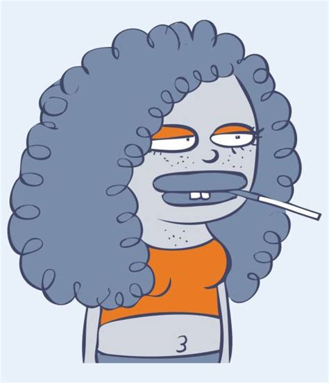 ugly cartoon characters with curly hair