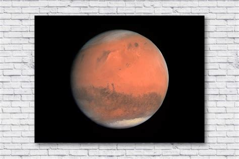 Mars Poster True Color Full Poster Of Mars The Red Planet Esa Nasa