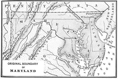 Colonial Maryland Geography