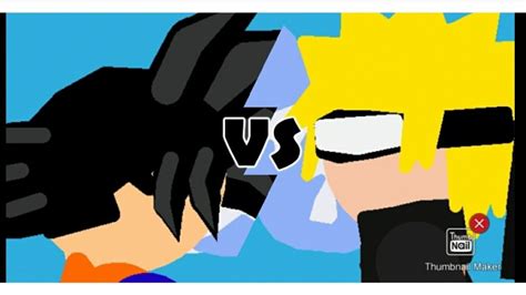 Goku Vs Naruto Stickman Battle Youtube