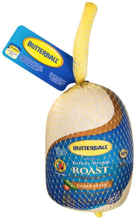 Turkey breast, water, sodium lactate, contains 2% or less of sodium phosphates, salt. butterball® cajun style boneless turkey breast roast ...