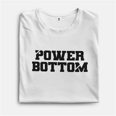 Power Bottom Printed Jock Tribe T Shirt The Jock Party Store