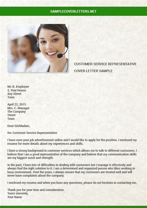 We did not find results for: Free sample of cover letter for customer service ...