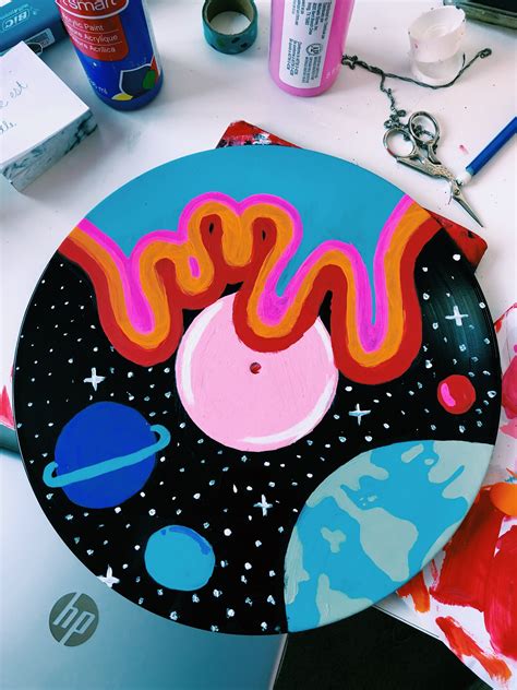 Uncategorized acrylic painting aesthetic | Vinyl art paint, Diy art