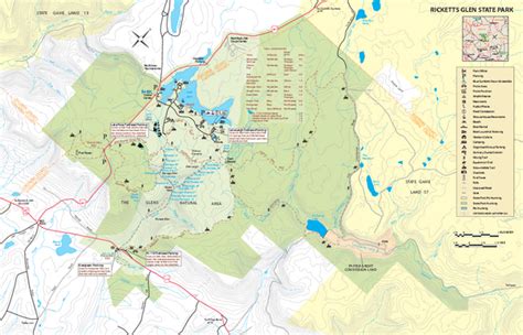 26 Ricketts Glen State Park Map Maps Online For You