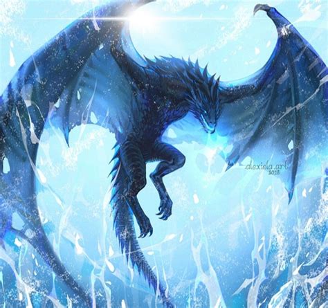 Blue Dragon Commission By X Celebril X On Deviantart Artofit