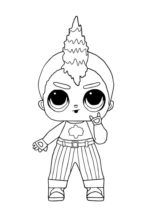 Lol Dolls Coloring Pages Free Printable Lol Dolls Coloring Pages Lol