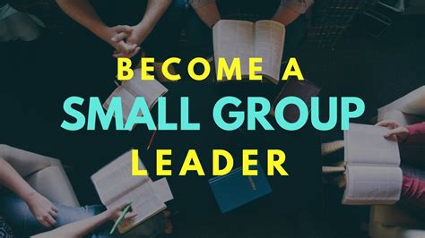Become A Small Group Leader Resources For Leaders River Cities