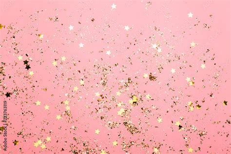 Pink Festive Confetti Background Bright Background For Celebration