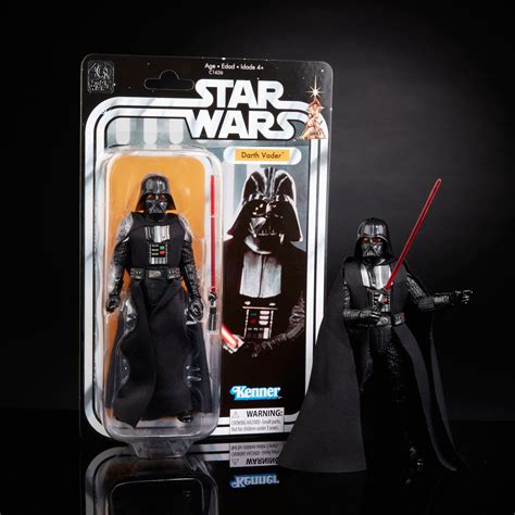 star wars the black series 40th anniversary display diorama with darth vader 6 inch action