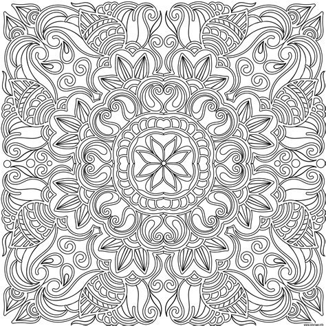 Coloriage Adulte Mandala Doodle Dessin Adulte Imprimer