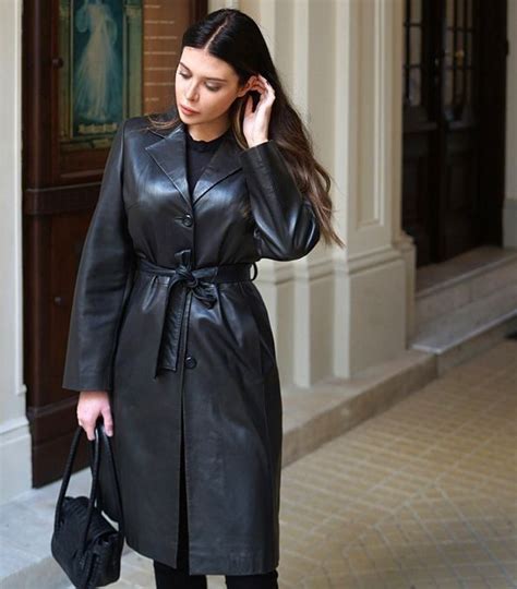 Pin By 🌹 ️lederlady ️🌹 On Ledermantel ️ Long Leather Coat Womens