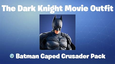 The Dark Knight Movie Outfit Fortnite Outfitskin Youtube
