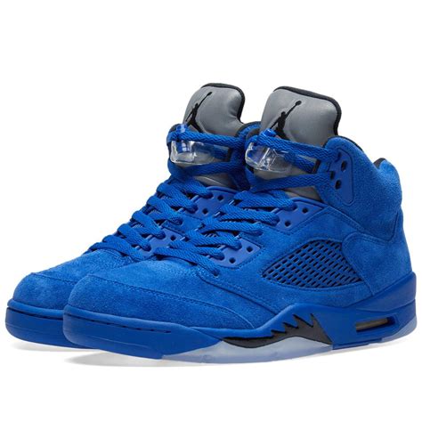 The air jordan numbered series has come a long way since it originally released as a nike basketball shoe. Lyst - Nike Nike Air Jordan 5 Retro in Blue for Men