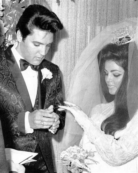 Elvis Presley Getting Married By Retro Images Archive Elvis Presley Priscilla Presley Wedding