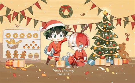 Bnha Christmas Wallpapers Wallpaper Cave