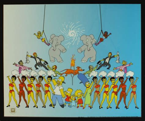 The Simpsons Limited Edition Viva Simpsons Circus Animation