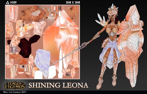 [riot creative contest 2017] character art shining leona — polycount