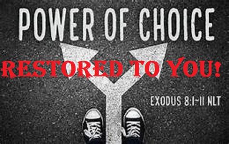 Relationship With God Yada Counseling Your Power Of Choice Was