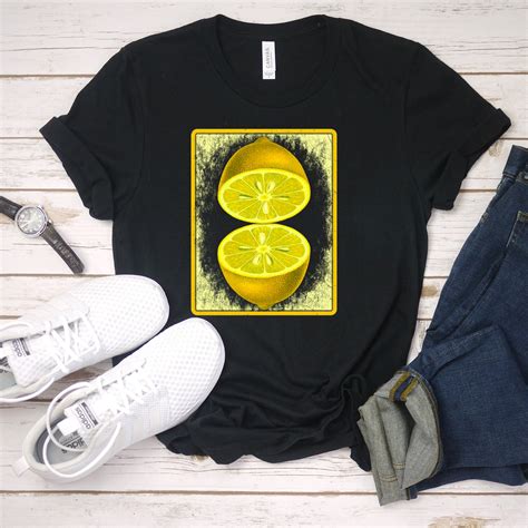 Lemon Unisex T Shirt Lemon T Shirt Lemon Tee Lemon Tshirt Etsy