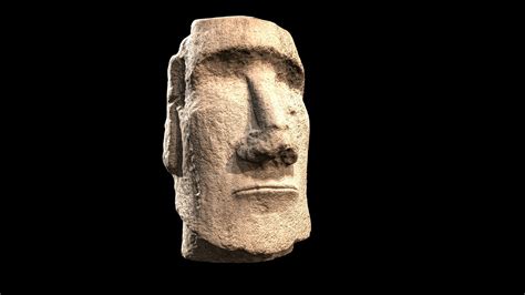 Tête monumentale de Moaï - Download Free 3D model by LZ Creation (@jmch) [1de8bfc] - Sketchfab
