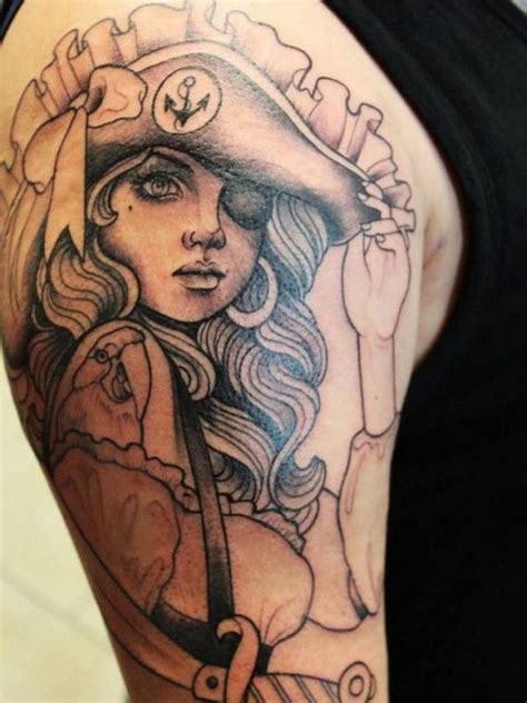 Amazing Masterful Pirate Tattoos Designs Meanings