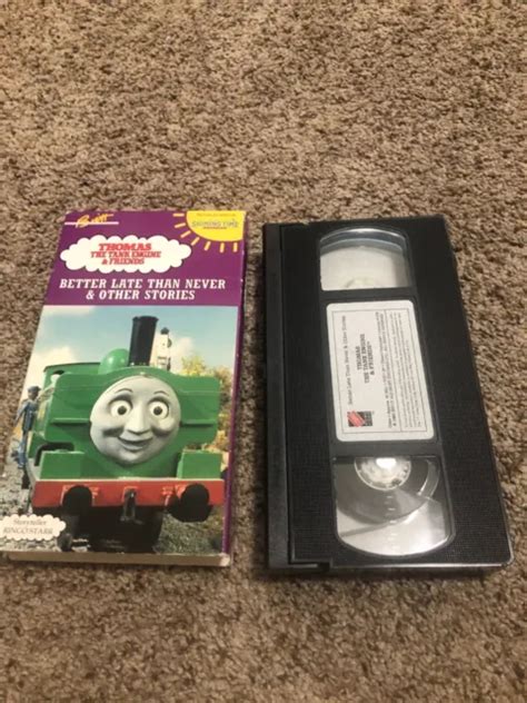 THOMAS TANK ENGINE Better Late Than Never VHS Video Tape BUY 2 GET 1