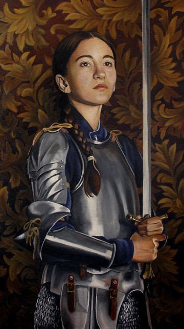 Joan Of Arc Oil On Canvas By Zahradka Art And Illustration Joan Of