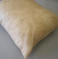 The pillow's density will be determined by the type of material that's used for the stuffing. 1 kilo bag of additional duck feather cushion filling FEATHER