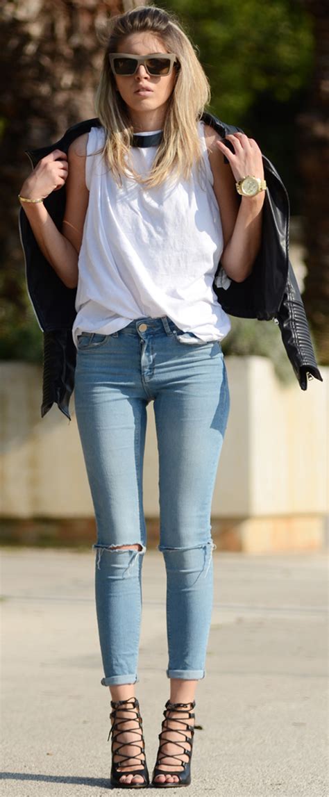 Best Street Style With Casual Skinny Jeans