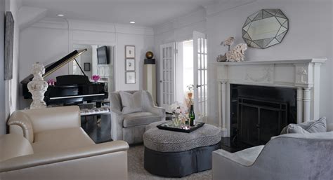 Modern Glam Transitional Living Room Nashville By Beckwith