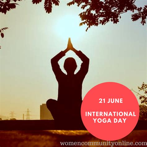 June International Yoga Day Women Community Online