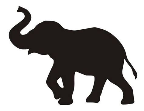 Free 272 Trunk Up Silhouette Elephant Svg Svg Png Eps Dxf File
