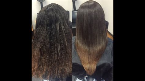 A sudden bursting of a tyre: How to do Brazilian Blowout. Wavy to silky straight hair ...