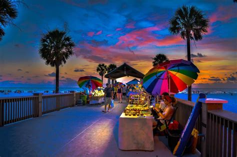 Clearwater Beach Florida Boardwalk Rockleecakri